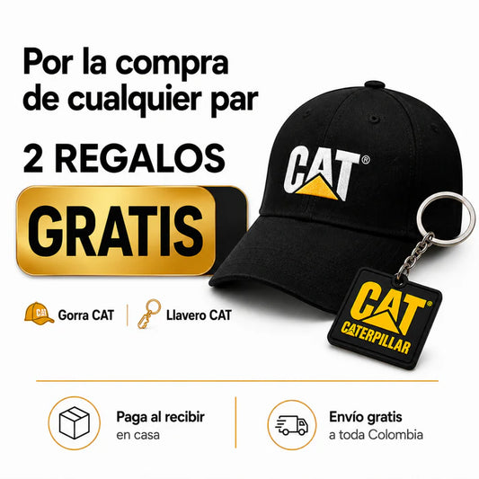 ZAPATOS CAT CABALLERO + LLAVERO GRATIS